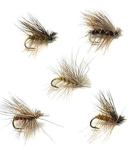 Fly Fishing Assortment - Elk Hair Caddis Flies - Many Sizes and Patterns