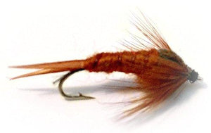 Fly Fishing Flies Assortment- Brown Stonefly Nymph - One Dozen - 4 Sizes - Feeder Creek