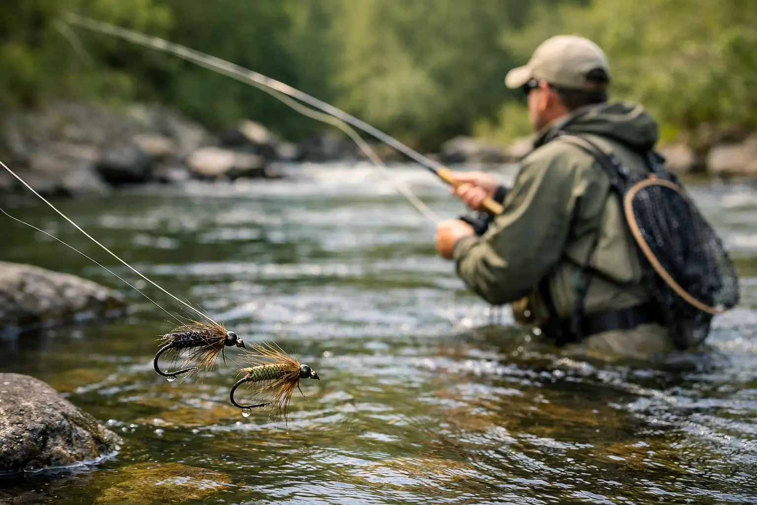How to Fish Wet Flies for Trout in Rivers
