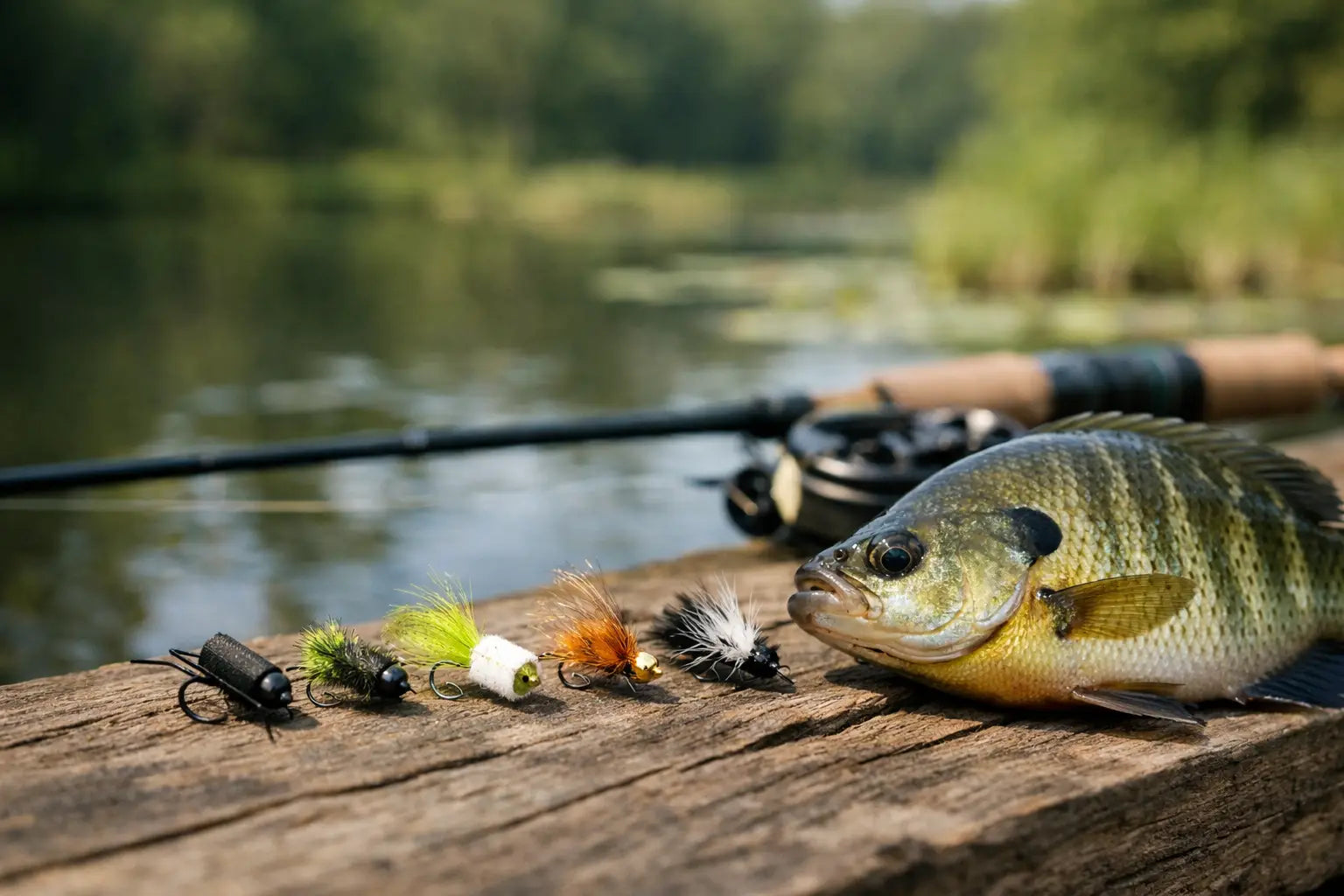 Top Flies for Bluegill Ponds That Catch Fish