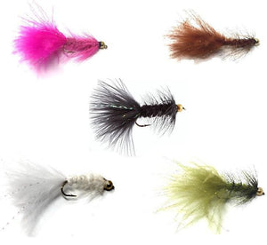 Bead Head Wooly Bugger Streamers for Fly Fishing