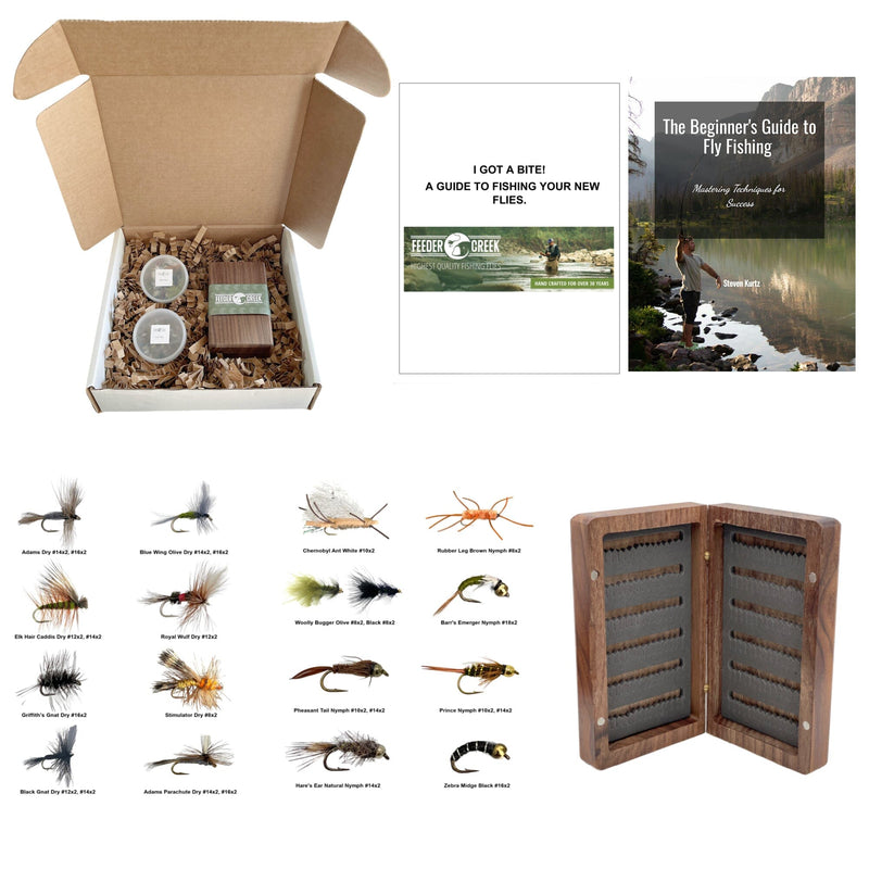 48pc Dry Flies, Wet Flies, Streamers