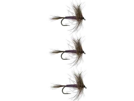 Adams Purple Dry Trout Flies 3 Pack
