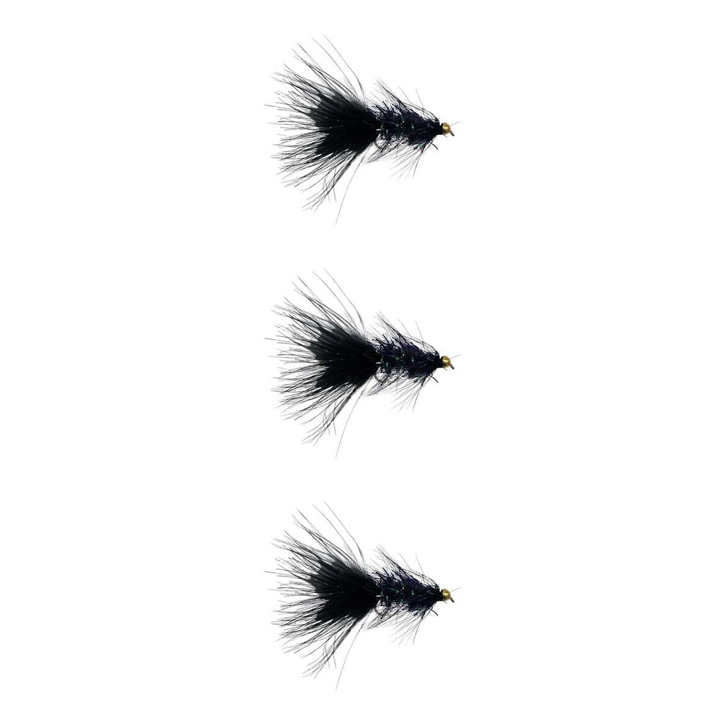Bead Head Crystal Wooly Bugger Black