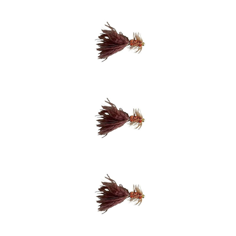 Bead Head crystal woolly bugger 3 pack