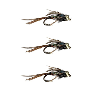 Pheasant Tail Flash Back - Beadhead | 3 Pack