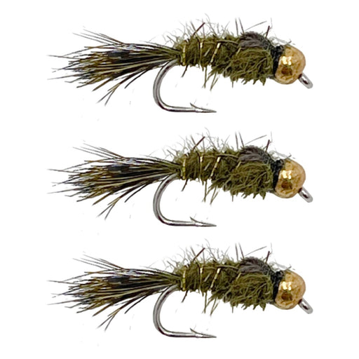 Hare's Ear Bead Head Olive Nymph