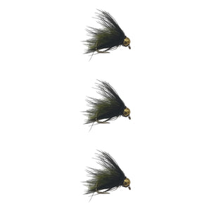 Caddis Pupa Olive Bead Head Trout Flies