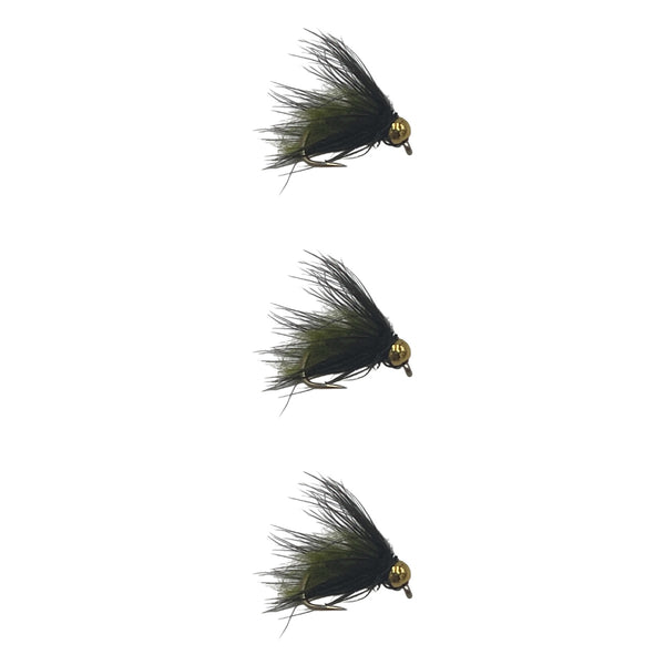Caddis Pupa Olive Bead Head Trout Flies