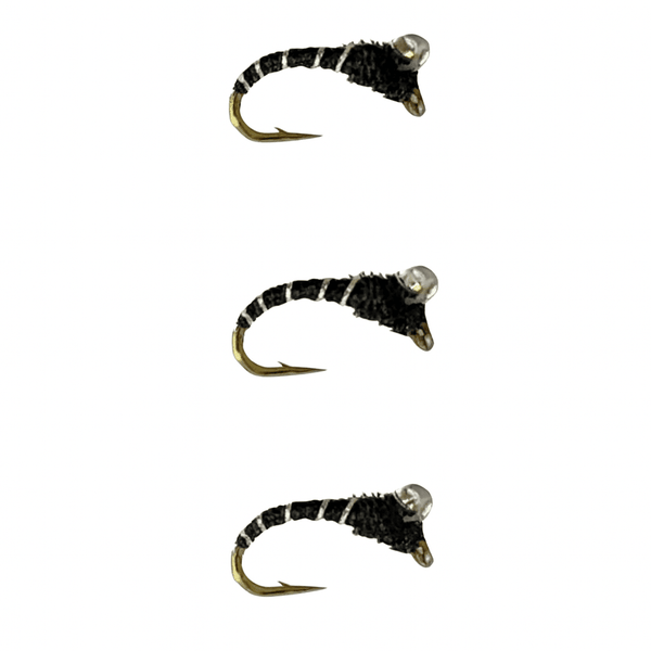 Bubble Midge - Black | 3 Pack