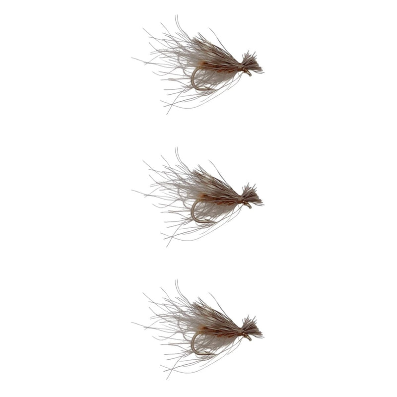 cdc elk caddis brown dry trout flies
