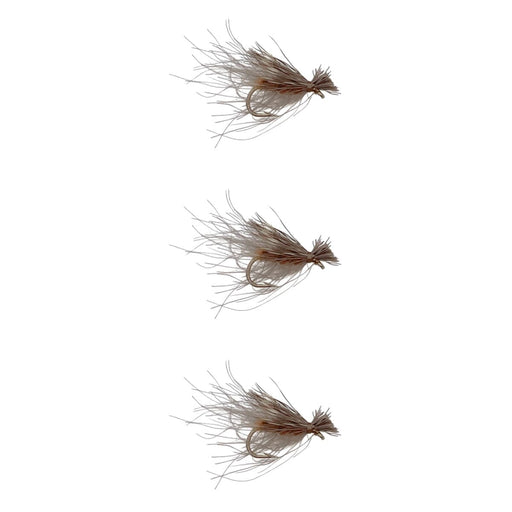 cdc elk caddis brown dry trout flies