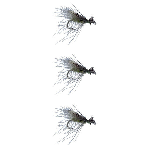 CDC ELK CADDIS OLIVE TROUT FLIES