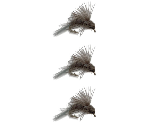 CDC Mayfly Emerger Gray 3 Pack