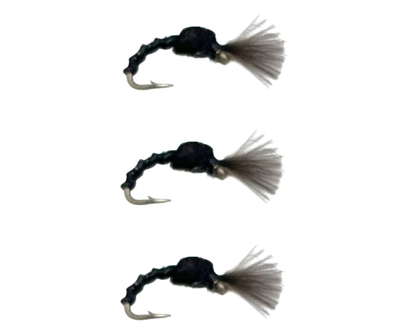 CDC Midge Emerger Black | 3 Pack