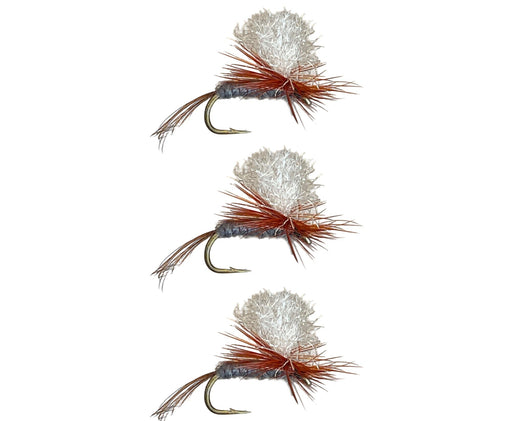 Parachute Dark Cahill Trout Flies 3 Pack