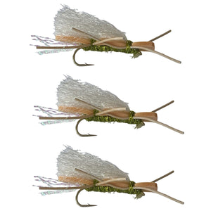 Chubby Chernobyl dry trout flies