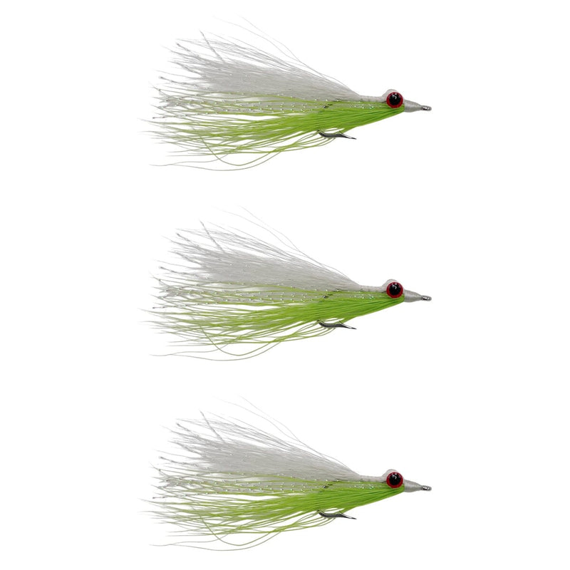 Clouser Minnow White Chartreuse