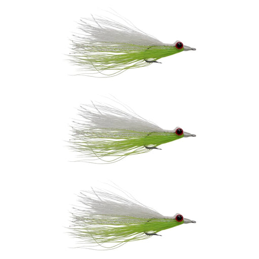 Clouser Minnow White Chartreuse