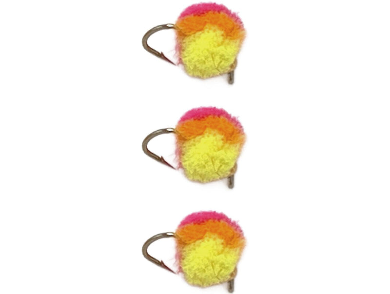 Clown Egg Glo Bug Bead Head 3 Pack