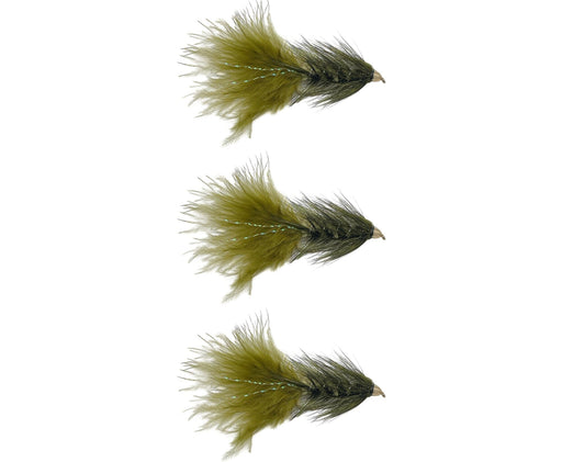 Woolly Bugger Conehead Olive 3 Pack