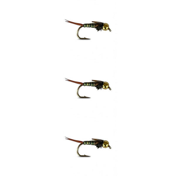 Copper John - Zebra Green/Yellow | 3 Pack