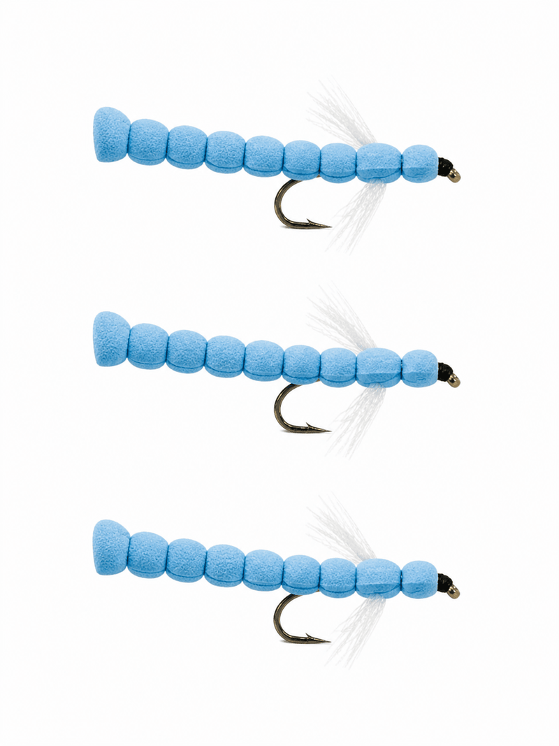 Dragonflies 3 pack blue foam body
