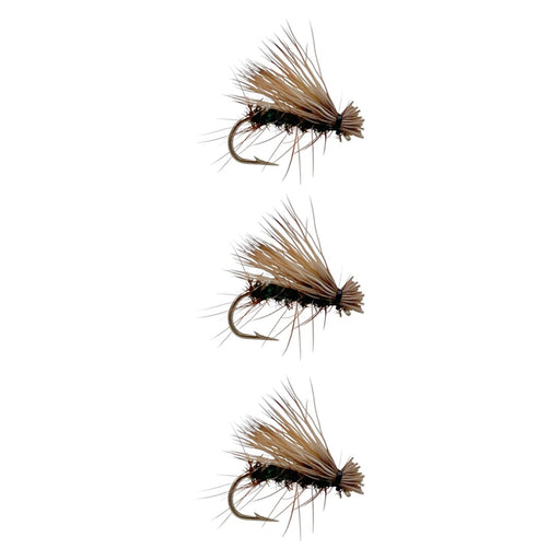 Elk HairC addis Peacock 3Pack Dry Flies