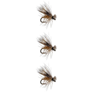 elkhair caddis tan trout flies