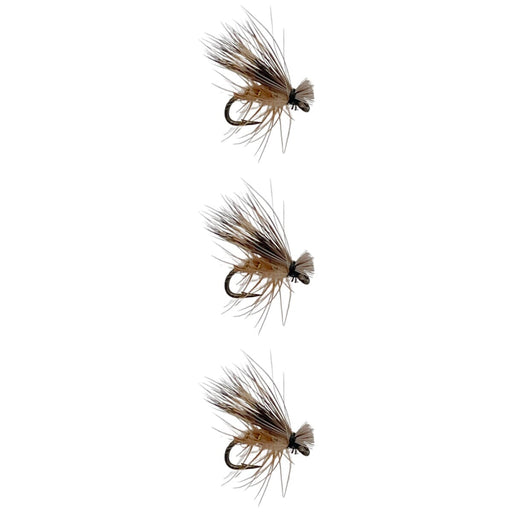 elkhair caddis tan trout flies