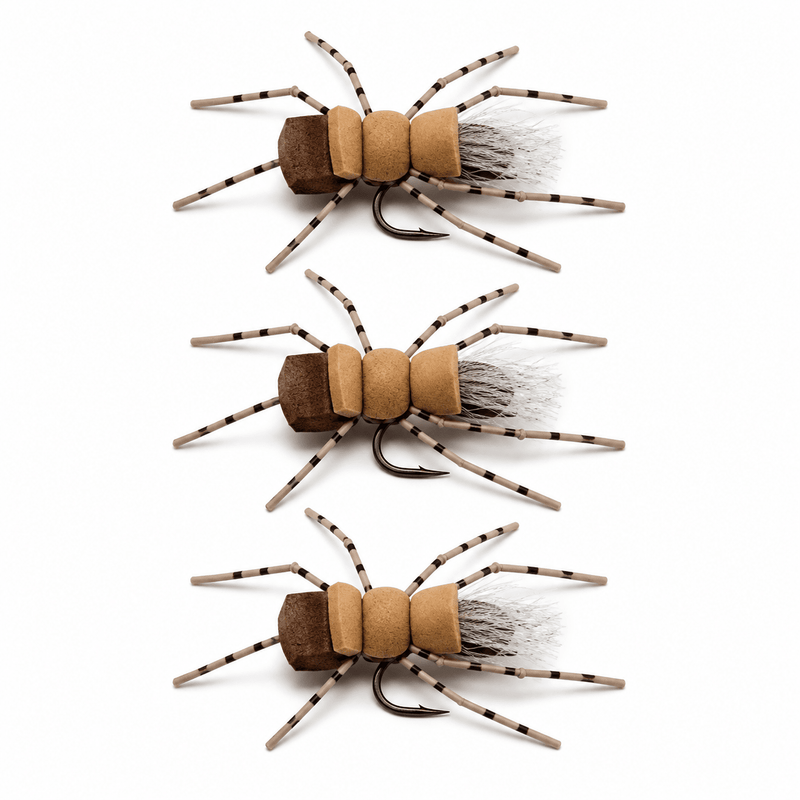 Fat Albert Terrestrial foam flies 3 pack