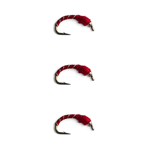 Glass beadhead mercury midge red fly