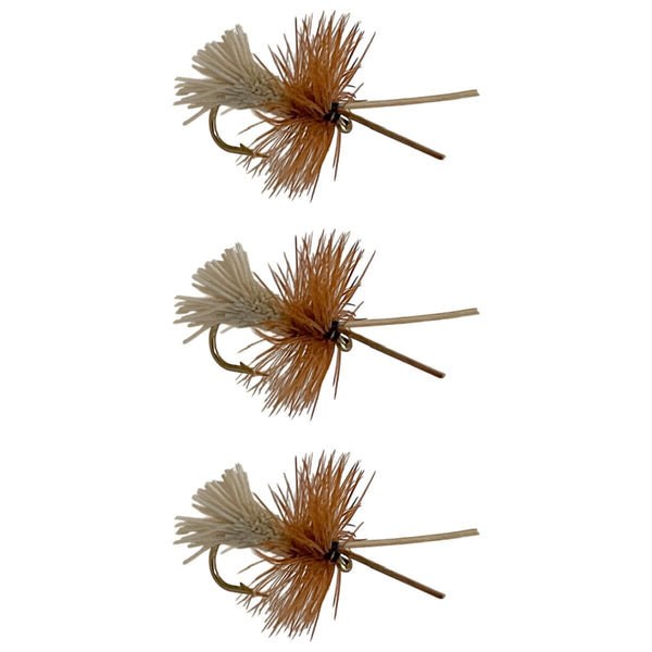 Goddard Caddis Flies Tan and Brown Natural