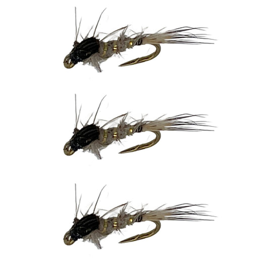 Hares Ear Natural Nymph Trout Flies 3 Pack