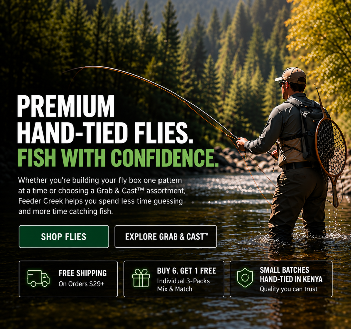 Premium hand-tied flies