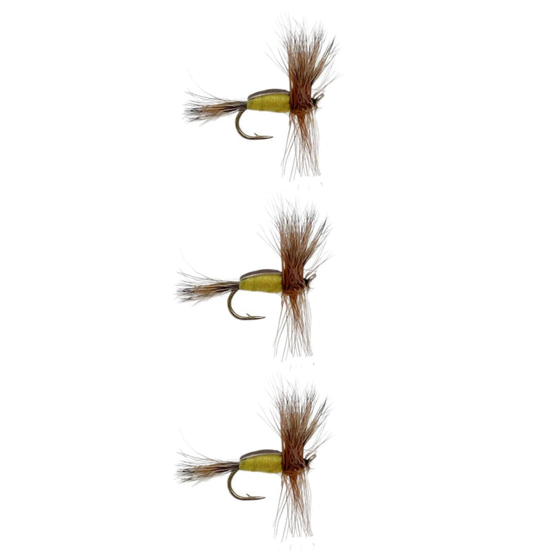 Humpy Yellow Dry Trout Flies