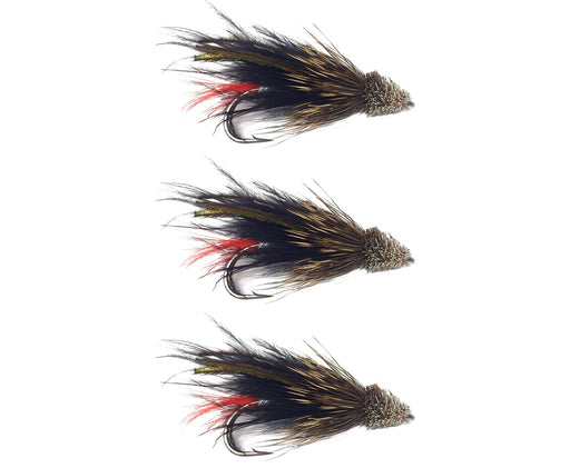 marabou muddler black trout and bass flies