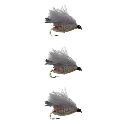Marabou Gray Ghost Steamer Flies