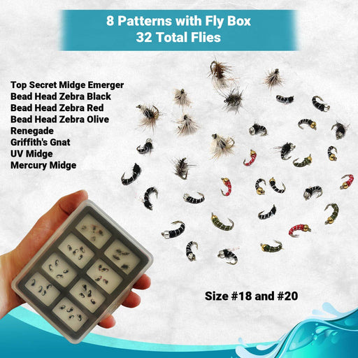 Midge Fly Assortment Best Seller Trout Flies