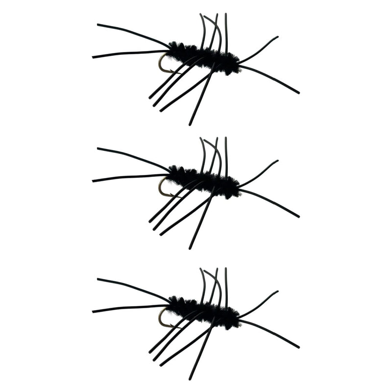 Pats Rubber Legs Stonefly Black Nymph