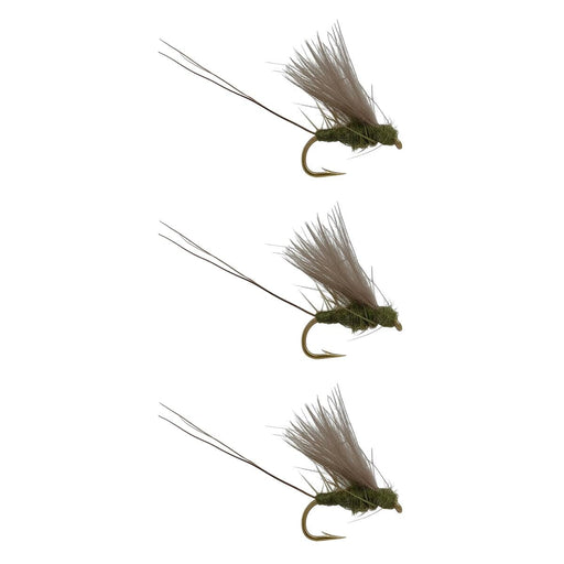 RS2 dry flies olive trout flies 3 pack