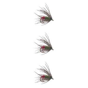 Red Ass Soft Hackle Wet Trout Flies
