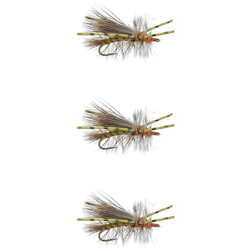 rubber legs stimulator dry flies yellow