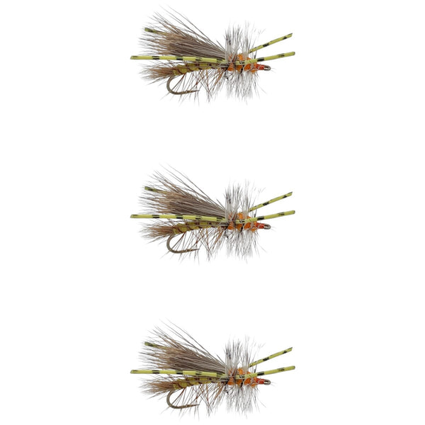 rubber legs stimulator dry flies yellow