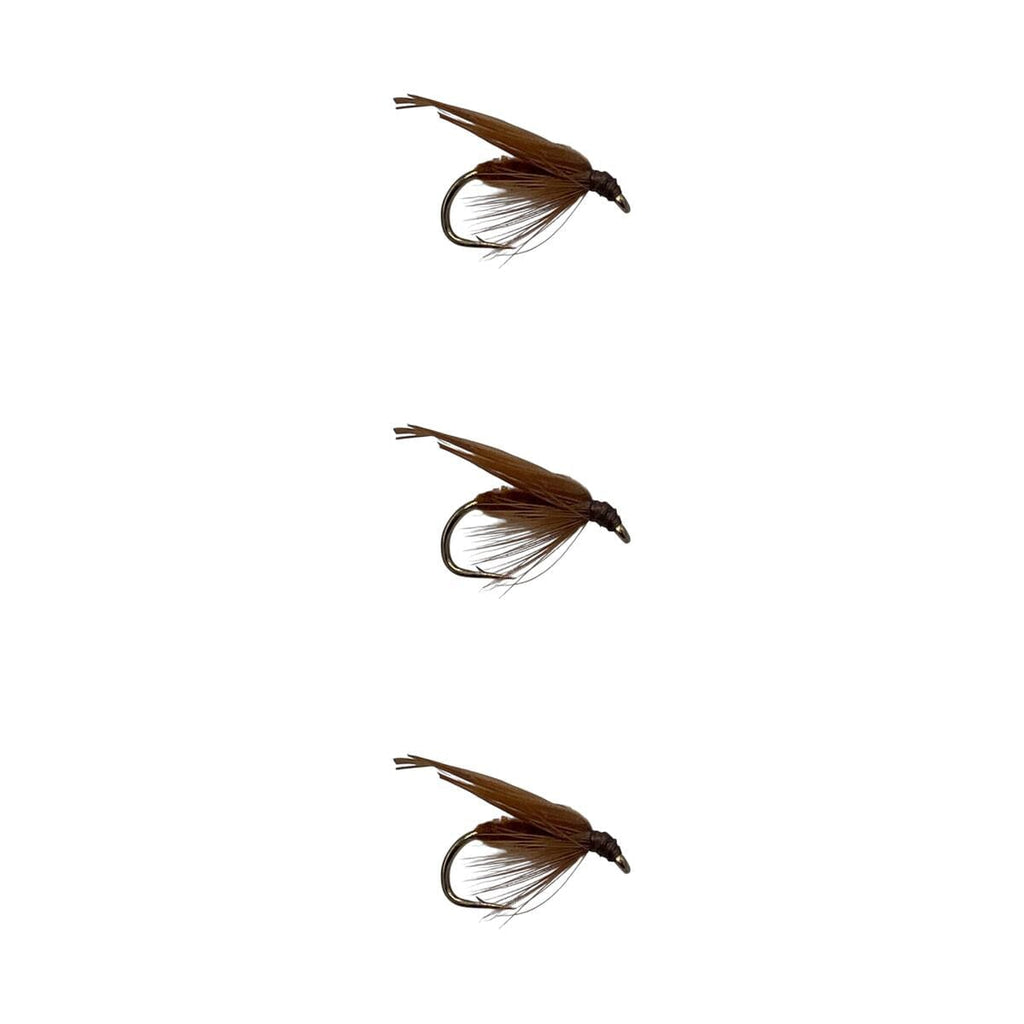 Caddis Wet Flies Slow Water Brown Trout Flies 3 Pack