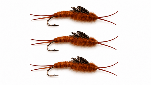 Brown Stonefly Nymph 3 Pack
