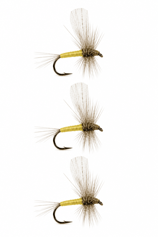 Sulphur Dun Mayfly Dry Fly 3 Pack