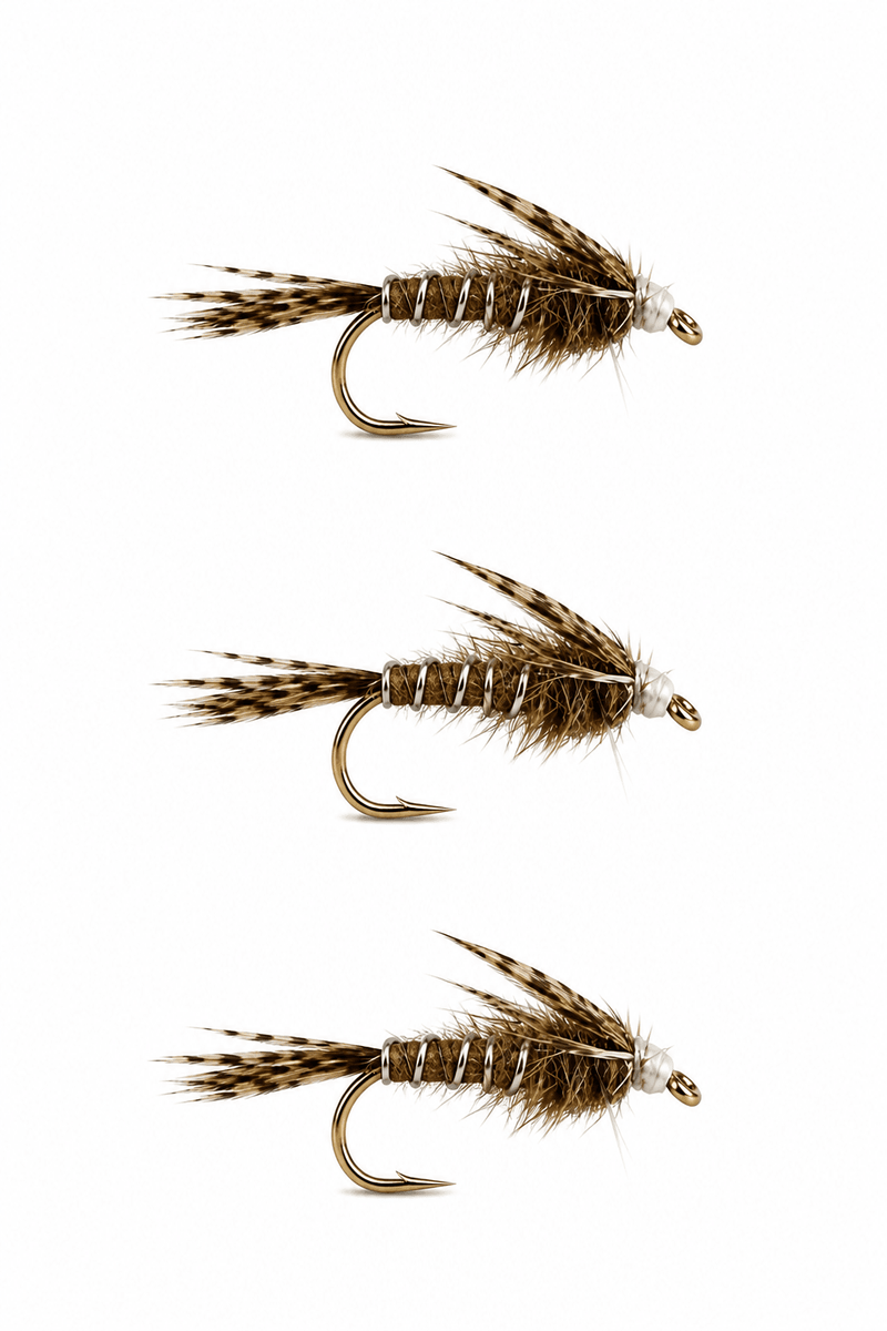 Sulphur Nymph Wet Mayfly 3 Pack