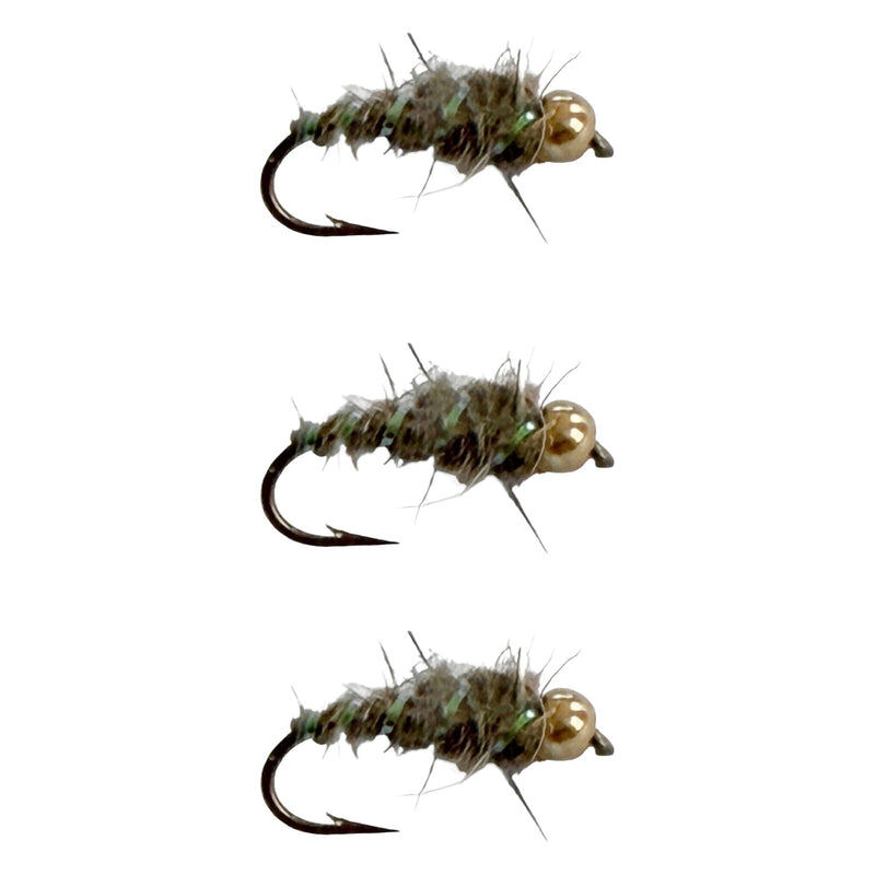 Walts worm bead head nymph 3 pack