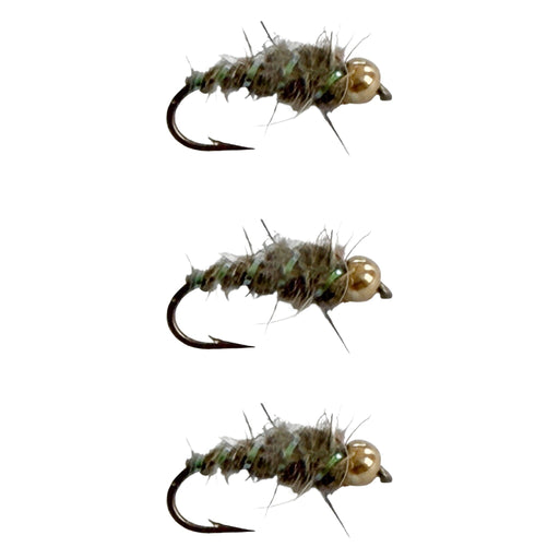 Walts worm bead head nymph 3 pack
